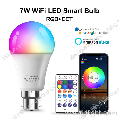 Smart bulb Light Remote Compatible Alexa Google Home